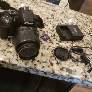 SOLD******Nikon Black D3200 digital SLR camera